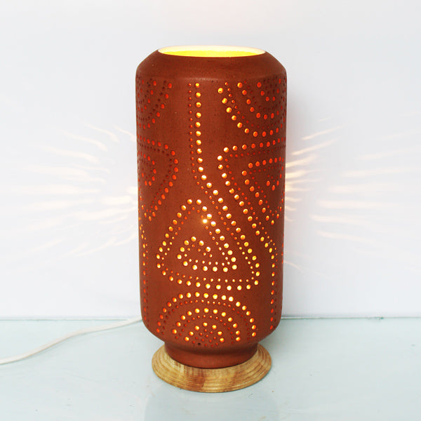 “BARREL” (L) : Decorative TABLE LAMP