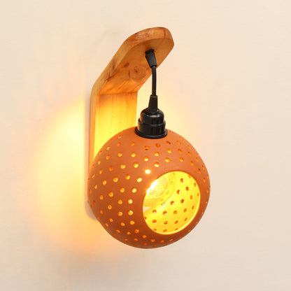 GLO XL1 Handcrafted Terracotta Wall Decor Light