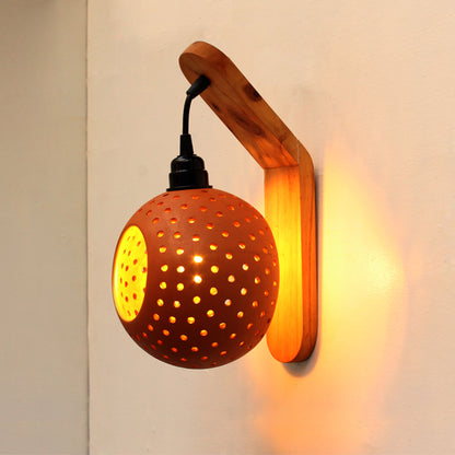 GLO XL1 Handcrafted Terracotta Wall Decor Light