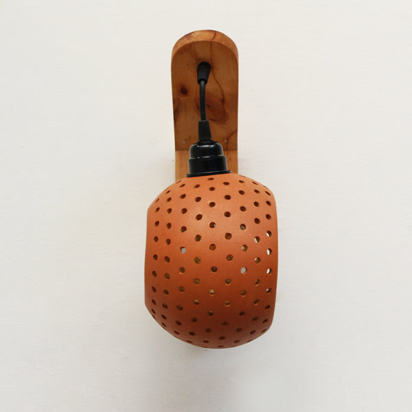 GLO XL1 Handcrafted Terracotta Wall Decor Light