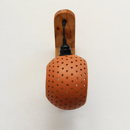 GLO XL1 Handcrafted Terracotta Wall Decor Light