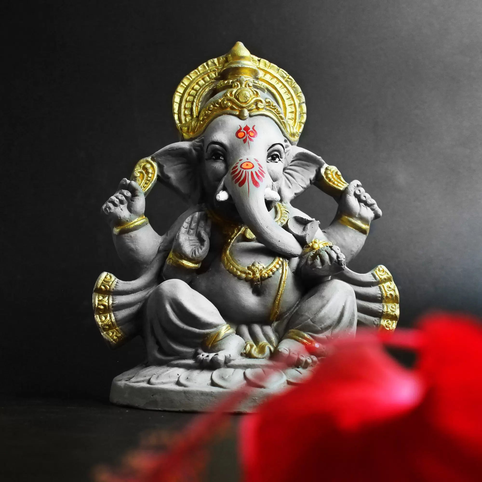 Lord Ganesh Idol – Eco-friendly Handcrafted Clay Idol