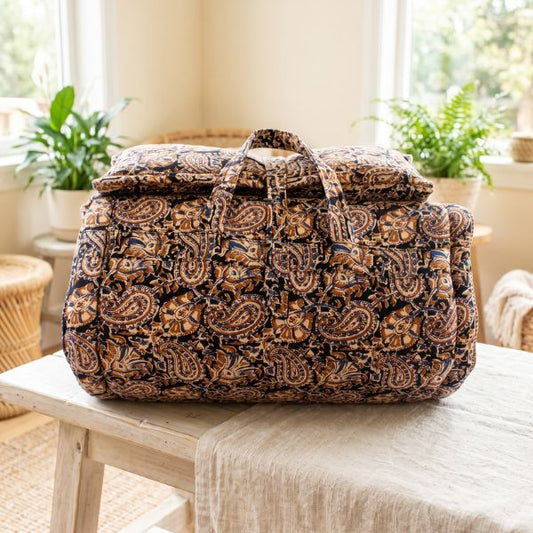 Madur Stick Foldable Mat With Handle & Cushion (FHC)
