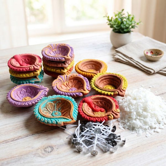 Motiff Diya Candle Making Kit (Set of 25)