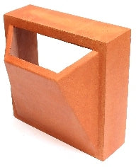 PARTITION JALI B Natural Terracotta Louvered Breeze Block (1 Piece Sample Pack)