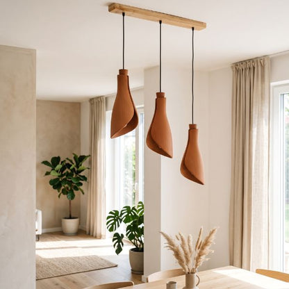 PETAL Chandelier ('Liner' Cluster of 3)