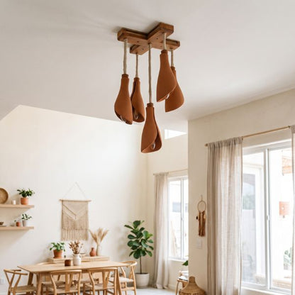 PETAL Chandelier ('Plus' Cluster of 5)