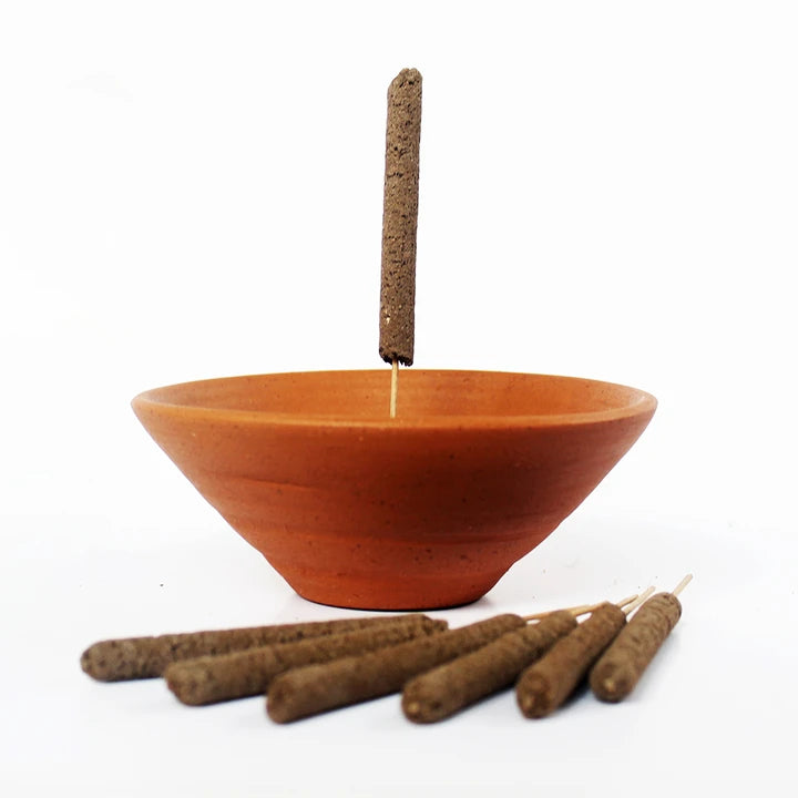 Plato Incense Stick Stand + Pure Dhuna Sticks