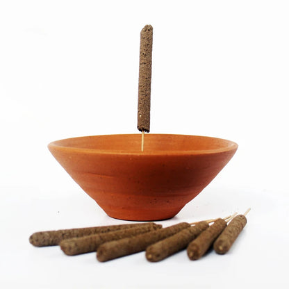 Plato Incense Stick Stand + Pure Dhuna Sticks