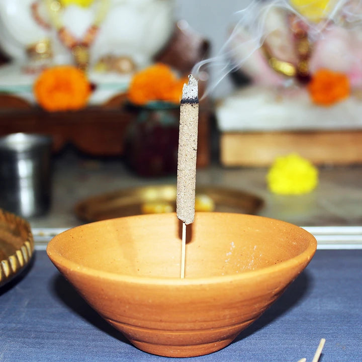 Plato Incense Stick Stand + Pure Dhuna Sticks