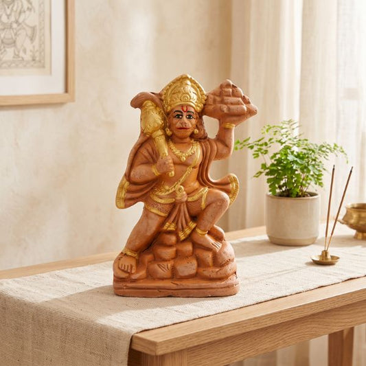 Parvata Hanuman (S2) Terracotta Idol