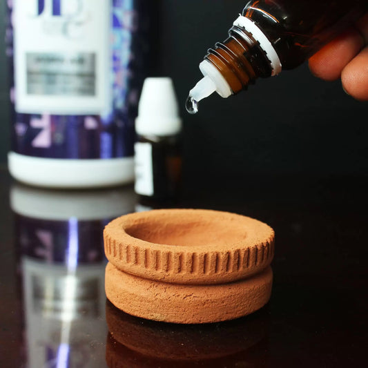 Porus Terracotta Tablet “Tech” Air Aroma Diffuser for Car