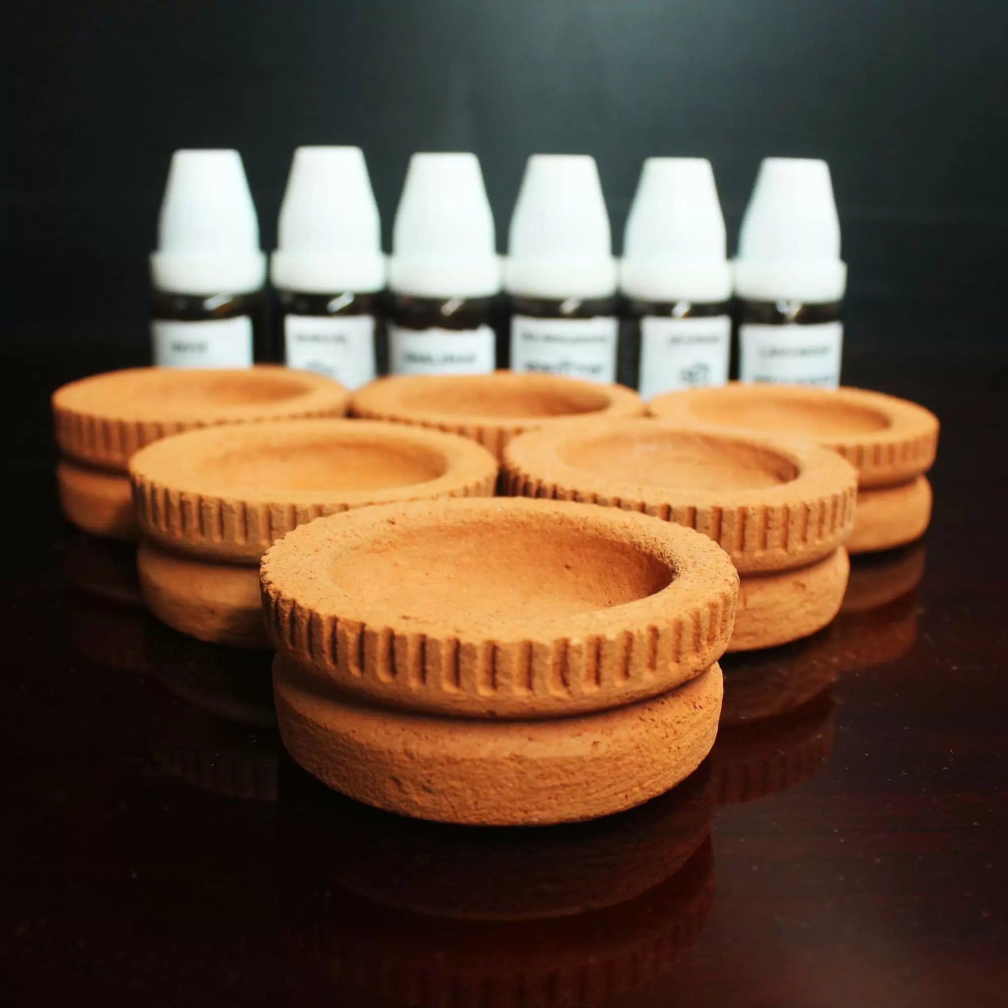 Porus Terracotta Tablet “Tech” Air Aroma Diffuser for Car