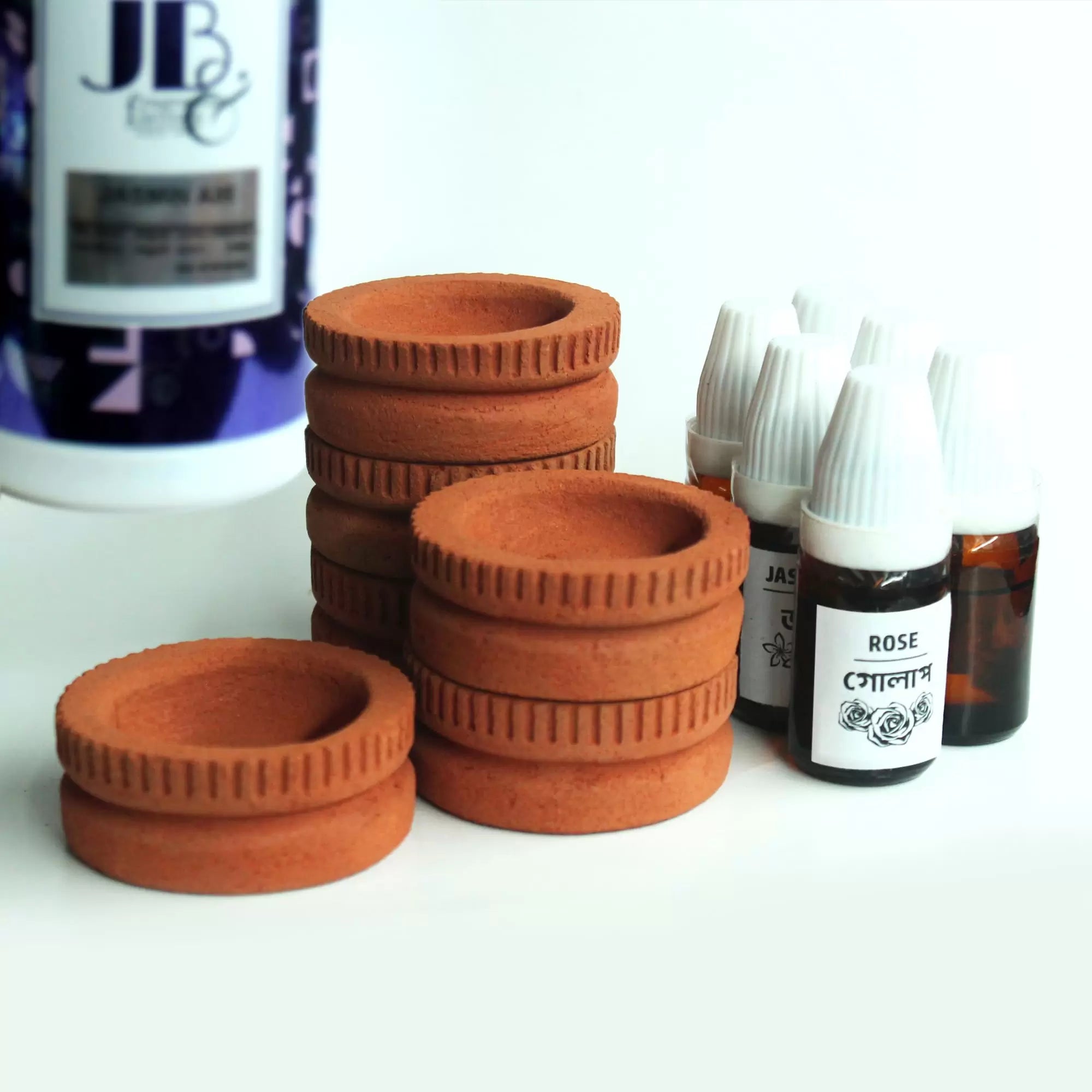 Porus Terracotta Tablet “Tech” Air Aroma Diffuser for Car