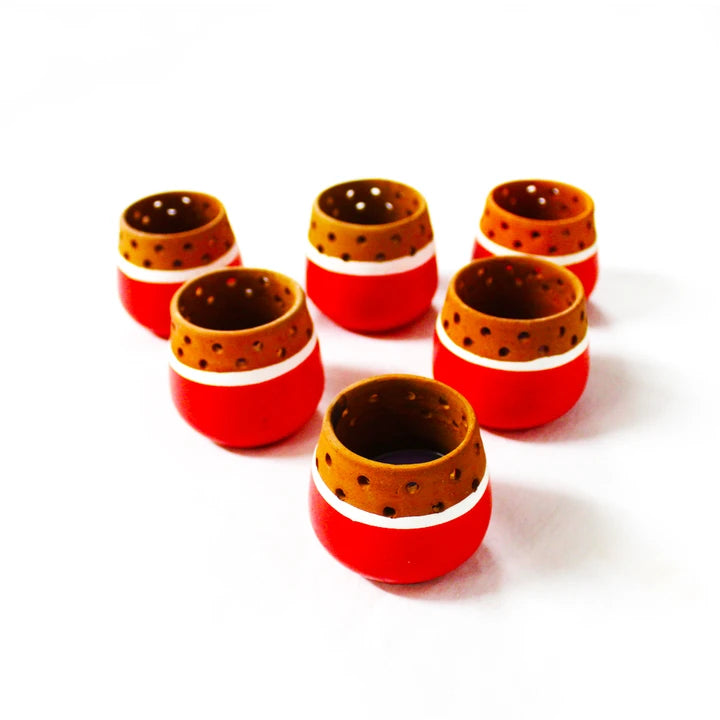 Candle Pod Red – Mini (Set of 6)