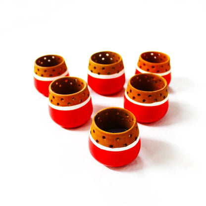 Candle Pod Red – Mini (Set of 6)