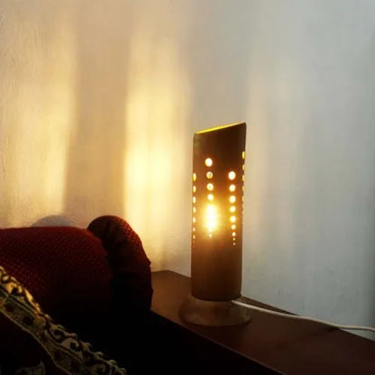 Straw Decorative Terracotta Table Light