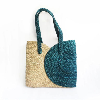 Sabai Grass Shopping Bag Dual Colour : Indigo