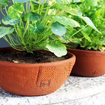 Jute Textured Terracotta