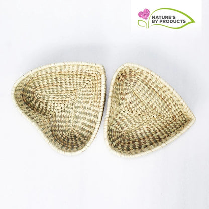 Sabai Grass Heart Shaped Multi Utility Basket