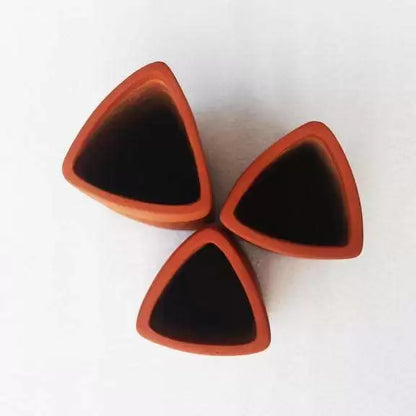 Trigo Terracotta Planters : Set of 3