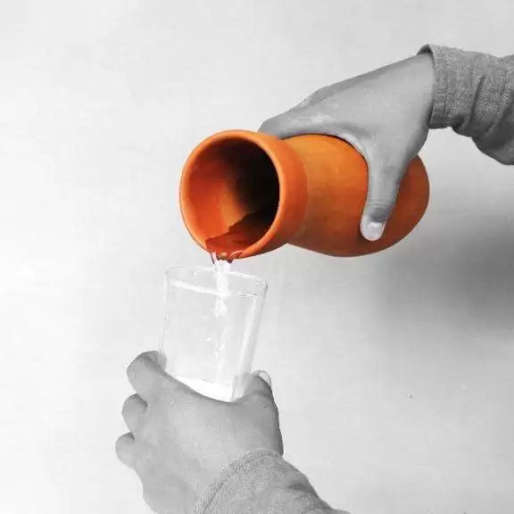 Terracotta Water Bottle : Curv 1 Ltrs