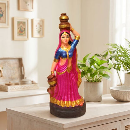 Sokhi Handmade Terracotta Idol - Large Size
