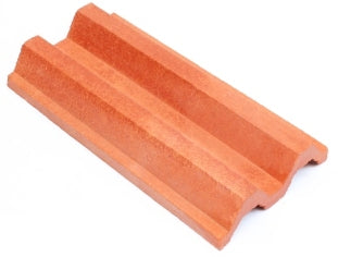 DOUBLE M CHANNEL Natural Terracotta Compact Tiles (2 Pieces Sample Pack)