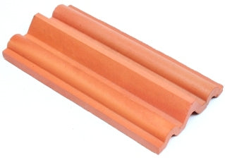 SILVER CHANNEL Natural Terracotta Architectural Tiles (2 Pieces Sample Pack)