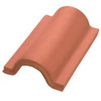 ROUND ROOF TALI Natural Terracotta Barrel Tiles (2 Pieces Sample Pack)