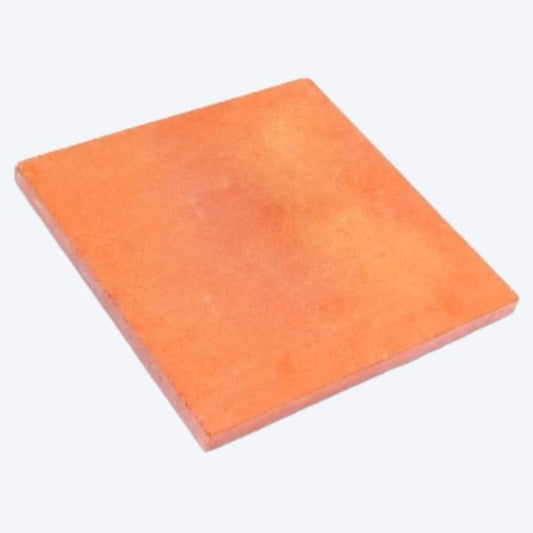 TRIPLE RAJWARI Natural Terracotta Square Floor Tiles (2 Pieces Sample Pack)