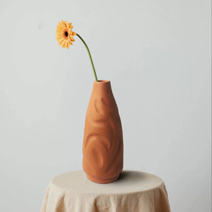 Bot Short Profiled Flower Vase