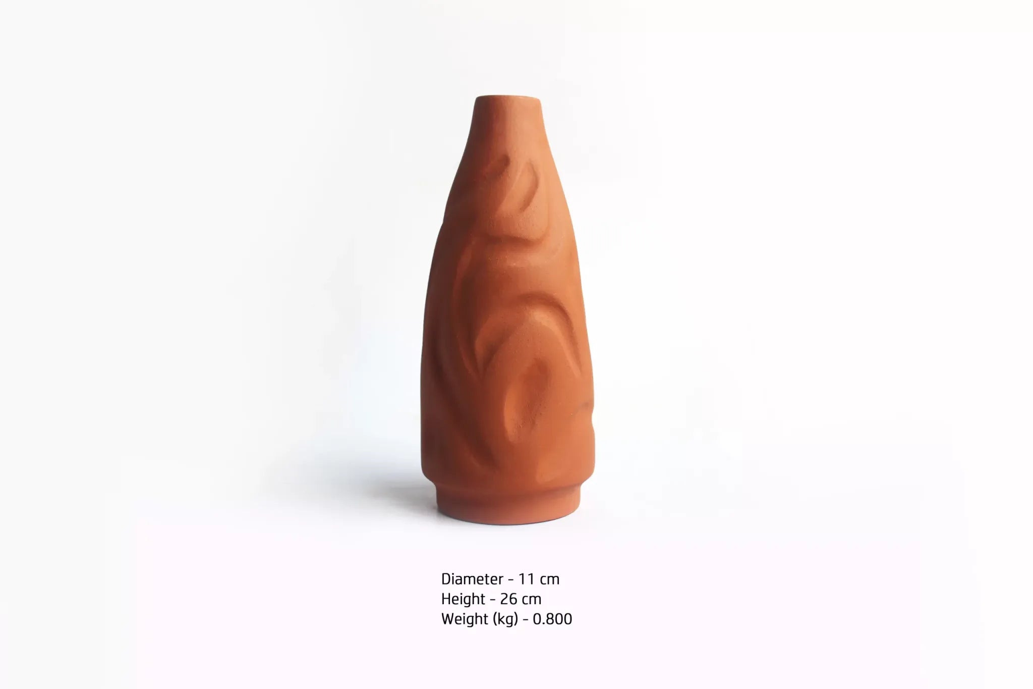 Bot Short Profiled Flower Vase