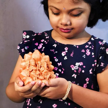 Little Ganesh & Lakshmi Together – Terracotta Combo Pack Puja Kit