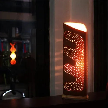 Trigo Wooden Base Table Light