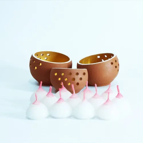 DRUM Candle Pod Set of 3 + 3 HD Candles FREE