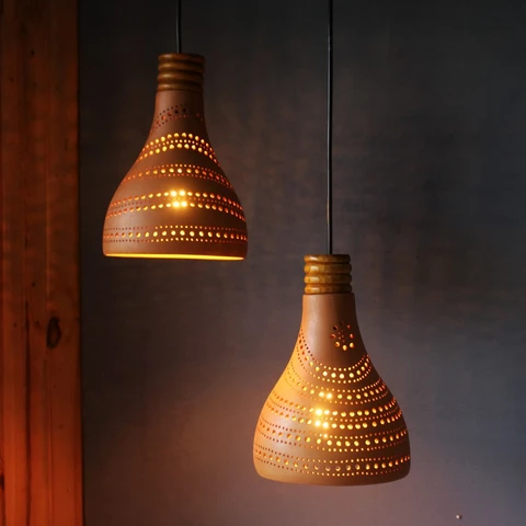 Craftlipi_Terracotta_Decorative_Ceiling_Light